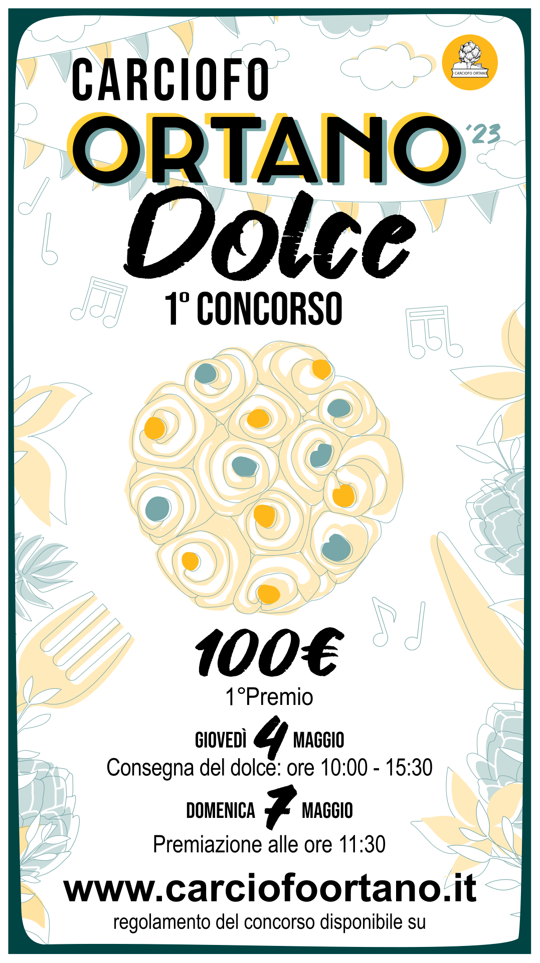 locandina 1º concorso carciofo ortano dolce